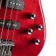 Cort ACTION Bass PLUS 4 Bass Guitar Transparent Red