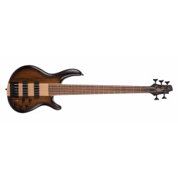 Cort C5 PLUS OVMH ABB 5-String Bass Guitar Antique Brown Burst