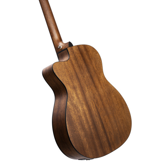 Cort CORE-OC AMH OPBB OM All Solid Mahogany Cutaway Acoustic Guitar Open Pore Black BURST W/Case