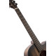 Cort CORE-OC AMH OPBB OM All Solid Mahogany Cutaway Acoustic Guitar Open Pore Black BURST W/Case