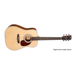 Cort Earth 70 LH OP Dreadnought Guitar LEFT HAND Open Pore
