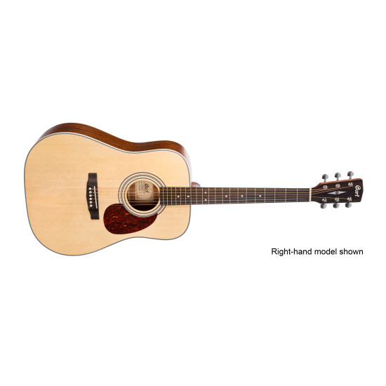 Cort Earth 70 LH OP Dreadnought Guitar LEFT HAND Open Pore