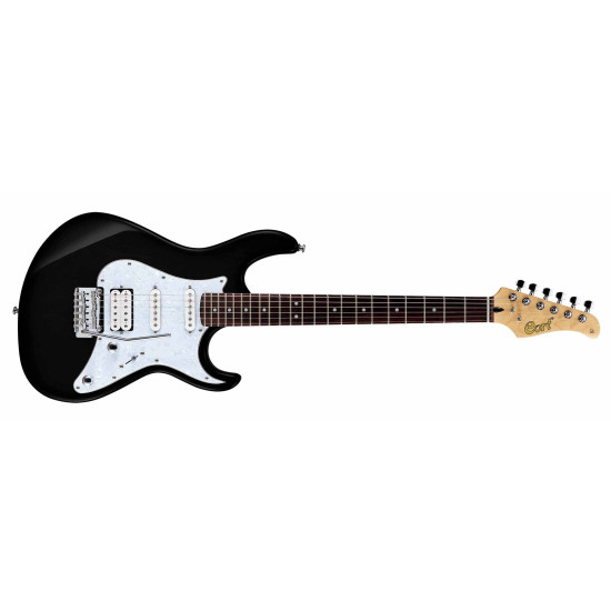 Cort G250 LH BK WHT Electric Guitar LEFT HAND Black