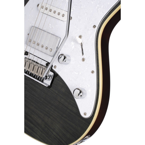 Cort G280 SELECT TBK Electric Guitar Transparent Black Finish