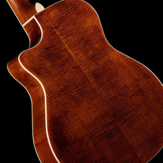 Cort GA-FF Grand Auditorium Nat Glossy Flame Maple Back