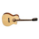 Cort GA-FF Grand Auditorium Nat Glossy Flame Maple Back