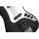 Cort GB24JJ Bass Guitar Transparent Black