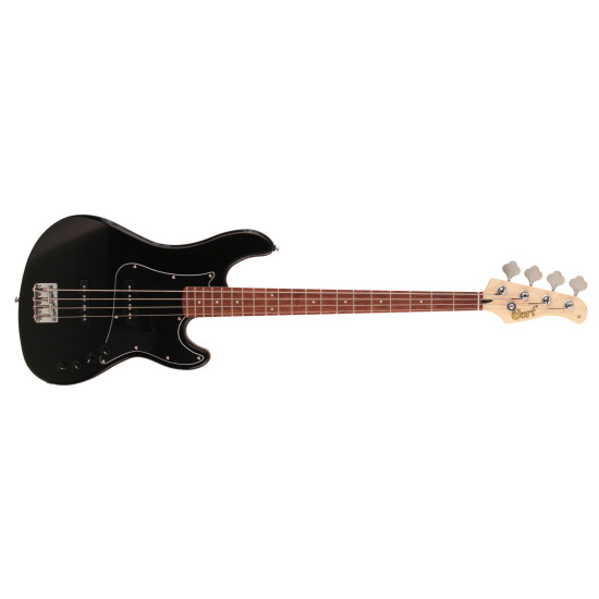 Cort GB34JJ BK 4-String Bass Guitar Gloss Black
