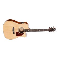 Cort MR500E W/Bag Dreadnought Cutaway Guitar OP Natural