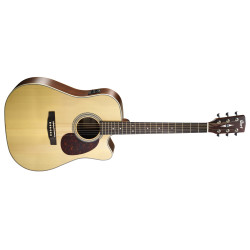 Cort MR600F NS Acoustic Electric Cutaway Guitar Satin Natural