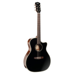Cort Essence GA4 - Grand Auditorium Acoustic Electric Cutaway Guitar Satin Black Stain