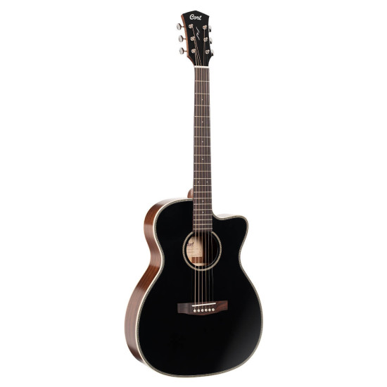 Cort Essence OC4 - Orchestral Acoustic Electric Cutaway Guitar Satin Black Stain