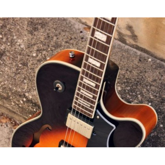 Cort YORKTOWN TAB SEMI-Acoustic JAZZ Guitar Tobacco Burst w/Bag