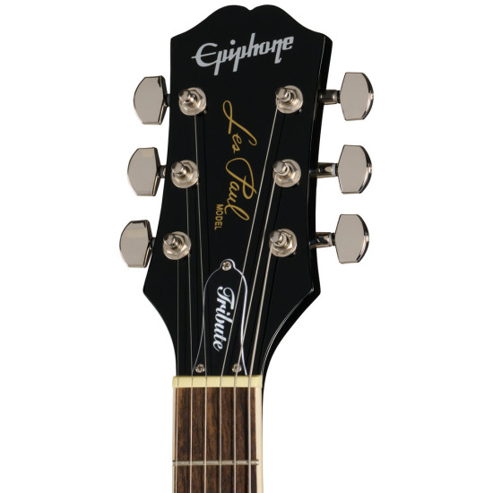 Epiphone Les Paul Tribute, Transparent Ebony Burst Left Handed