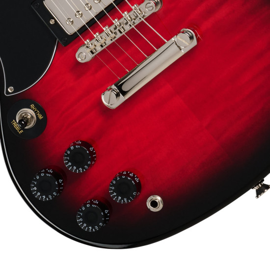 Epiphone SG Tribute, Cherry Burst Left Handed