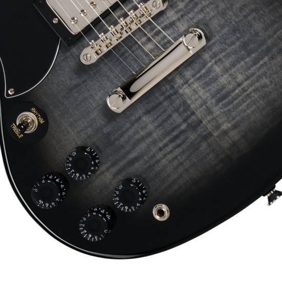 Epiphone SG Tribute, Ebony Burst Left Handed