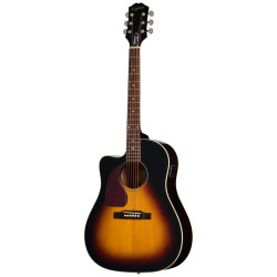 Epiphone J-45 Studio EC Vintage Sunburst Left Handed