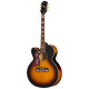 Epiphone J-200 Studio EC Vintage Sunburst Left Handed