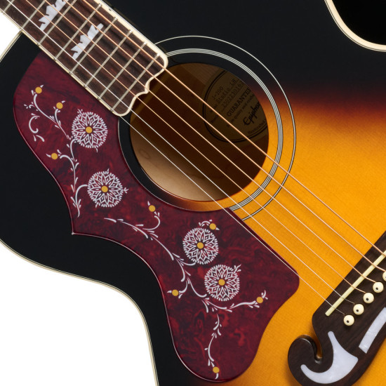 Epiphone J-200 Studio Vintage Sunburst Left Handed