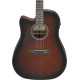 Ibanez AAD51LCE Dark Violin Sunburst High Gloss Acoustic Guitar