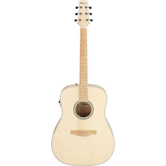 Ibanez AAD77M1E Open Pore Antique White Acoustic Guitar