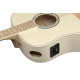 Ibanez AAD77M1E Open Pore Antique White Acoustic Guitar