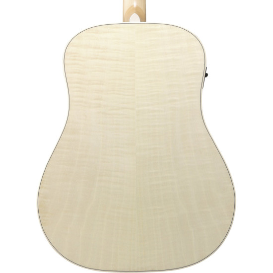 Ibanez AAD77M1E Open Pore Antique White Acoustic Guitar
