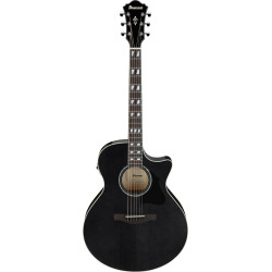 Ibanez AE170 Transparent Black High Gloss Acoustic Guitar