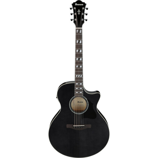 Ibanez AE170 Transparent Black High Gloss Acoustic Guitar