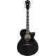 Ibanez AE170 Transparent Black High Gloss Acoustic Guitar