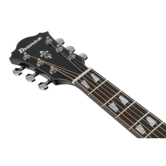 Ibanez AE170 Transparent Black High Gloss Acoustic Guitar