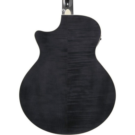 Ibanez AE170 Transparent Black High Gloss Acoustic Guitar