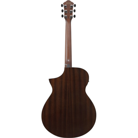 Ibanez AEWC16QA Transparent Black Sunburst High Gloss top, Natural High Gloss back and sides Acoustic Guitar