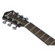 Ibanez AEWC16QA Transparent Black Sunburst High Gloss top, Natural High Gloss back and sides Acoustic Guitar
