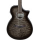 Ibanez AEWC16QA Transparent Black Sunburst High Gloss top, Natural High Gloss back and sides Acoustic Guitar