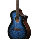 Ibanez AEWC16QA Transparent Blue Sunburst High Gloss top, Natural High Gloss back and sides Acoustic Guitar