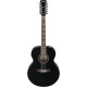 Ibanez AJ7012M1E Black High Gloss Acoustic Guitar