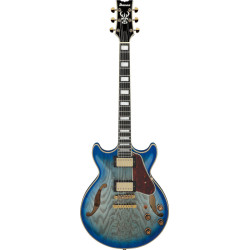 Ibanez AM93QA Jet Blue Burst Electric Guitar
