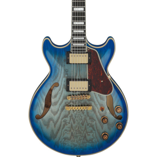 Ibanez AM93QA Jet Blue Burst Electric Guitar