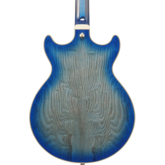 Ibanez AM93QA Jet Blue Burst Electric Guitar