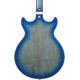 Ibanez AM93QA Jet Blue Burst Electric Guitar