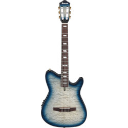 Ibanez FRH20QMN Cosmic Blue Starburst Low Gloss Nylon String Guitar