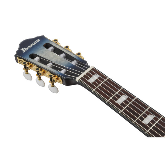 Ibanez FRH20QMN Cosmic Blue Starburst Low Gloss Nylon String Guitar