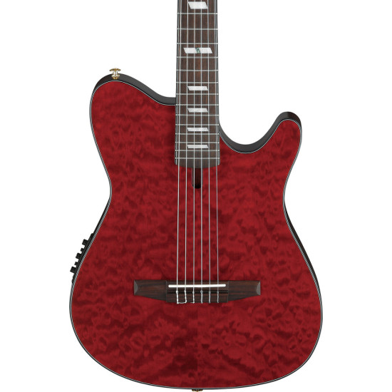 Ibanez FRH20QMN Wine Red Low Gloss Nylon String Guitar