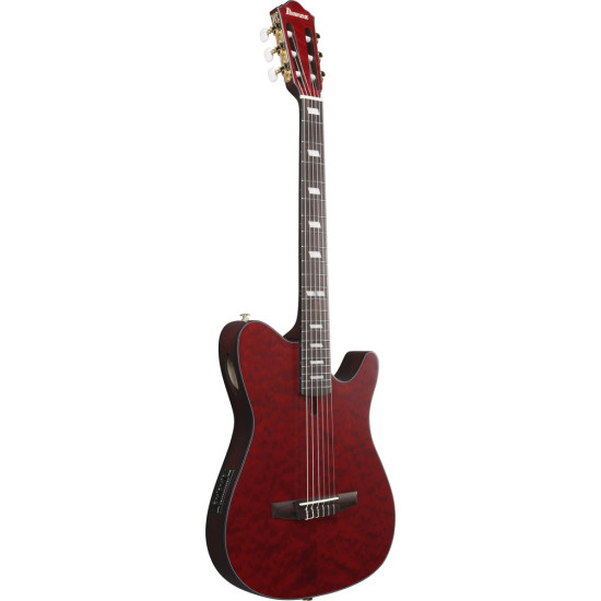 Ibanez FRH20QMN Wine Red Low Gloss Nylon String Guitar