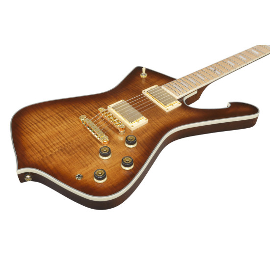 Ibanez IC420MFM Caramel Burst Low Gloss Electric Guitar