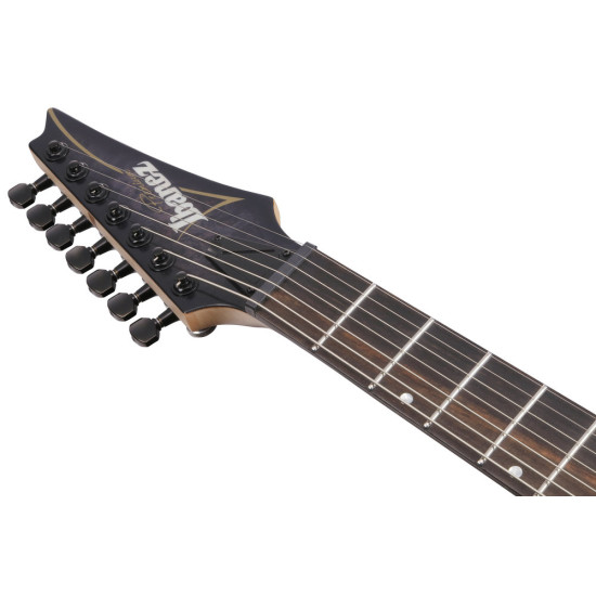 Ibanez RGA217P1PB Deep Twilight Burst Low Gloss 7 String Electric Guitar with Bag