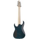 Ibanez RGMS8PB Cosmic Blue Starburst 8 String Electric Guitar