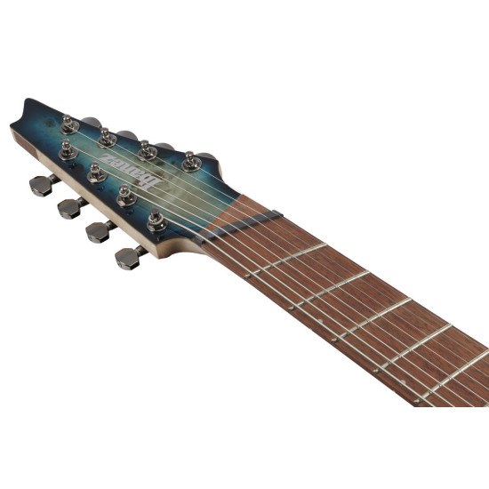 Ibanez RGMS8PB Cosmic Blue Starburst 8 String Electric Guitar