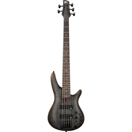 Ibanez SR1455DW Transparent Gray Flat 5 String Bass